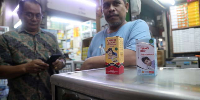 Enfant Des sirops contre la toux ou la fièvre ont tué 141 enfants en Indonésie