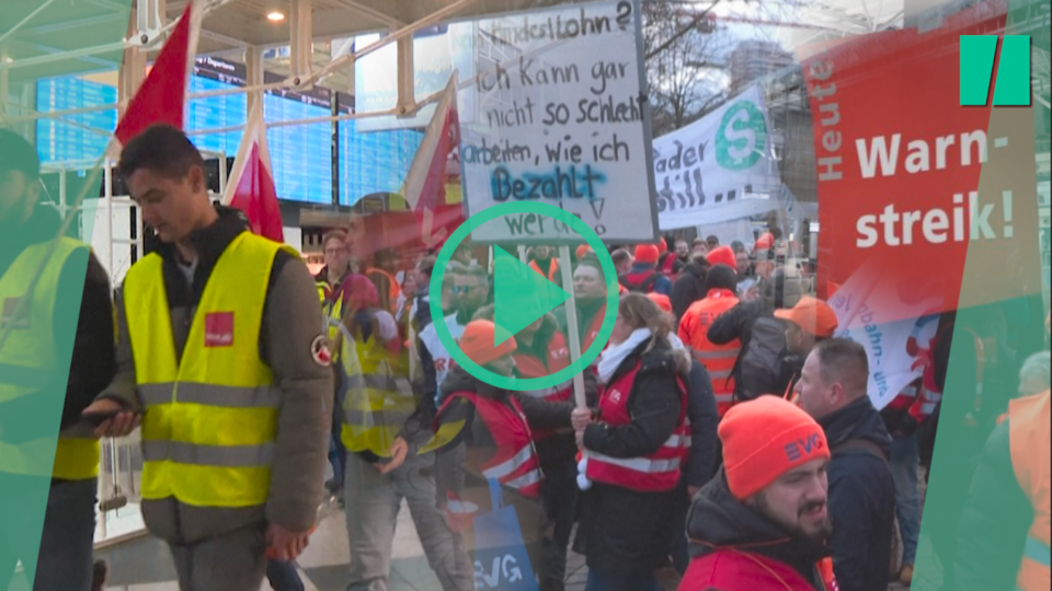 Ecole Les pictures de la « méga-grève » qui a mis l’Allemagne à l’arrêt ce lundi 27 mars