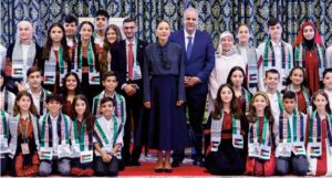 Enfant SAR la Princesse Lalla Hasnaa reçoit les enfants maqdessis participant à la 14ème édition des colonies de vacances de l’Agence Bayt Mal Al-Qods